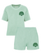 Set Badstof Shell Green Velvet - Mint | NOTE: Levertijd 5-7 werkdagen